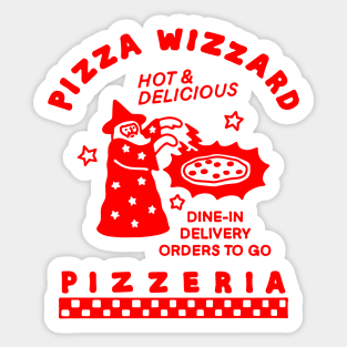 Pizza Wizzard Pizzeria Sticker